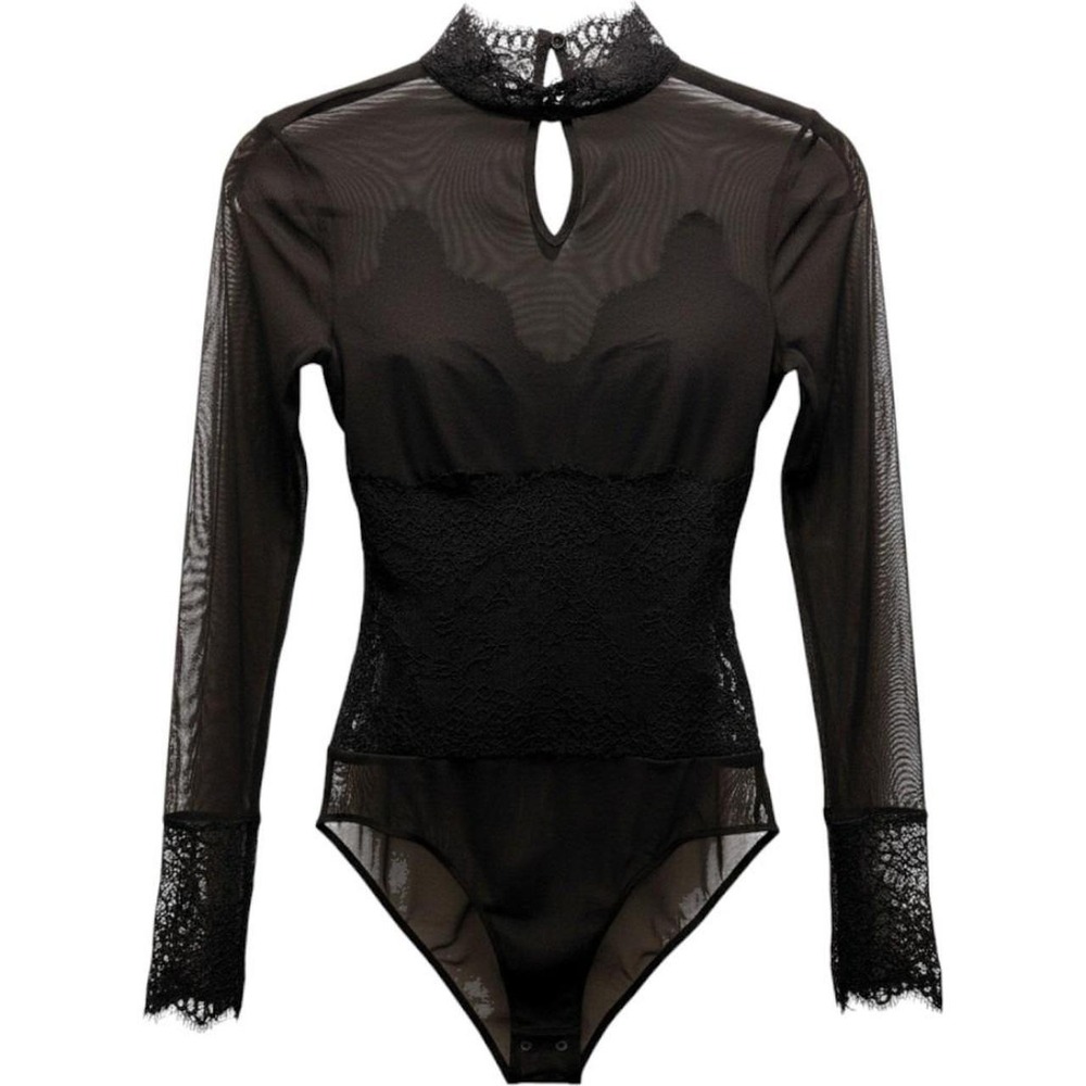 Forever 21 Mesh Lace Bodysuit Black Size S Fairy Grunge Indie Sleaze Fairy Goth